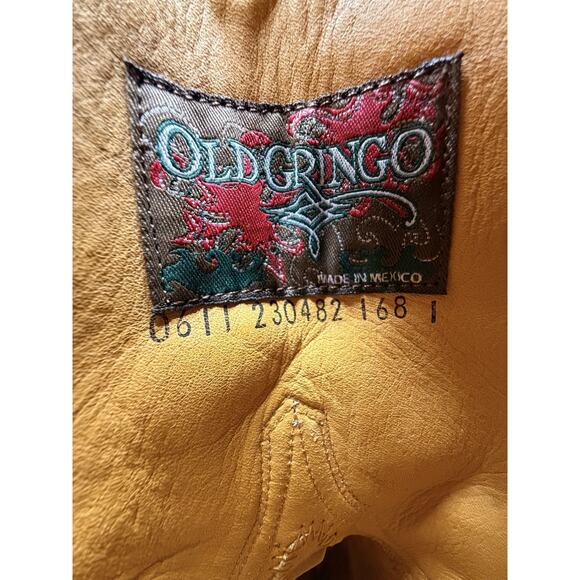 Old Gringo Women's 7B Leopardito Boots Snip Toe Suede Leather Cowgirl Western - Picture 8 of 8